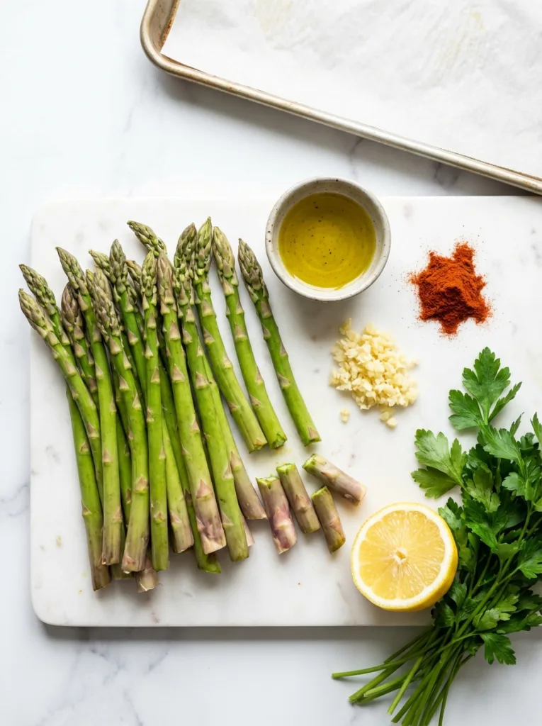 Asparagus with ingredients 202604102253