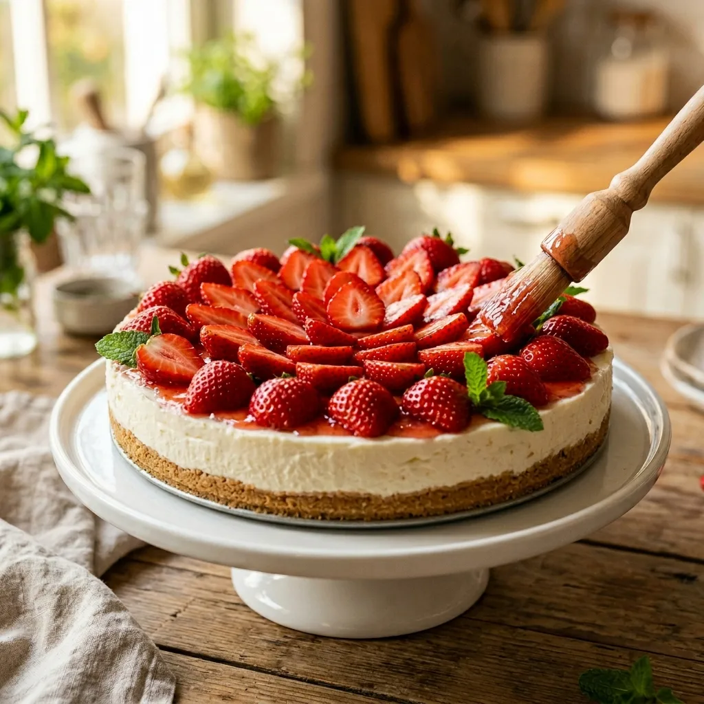 Strawberry cheesecake being 202604122351