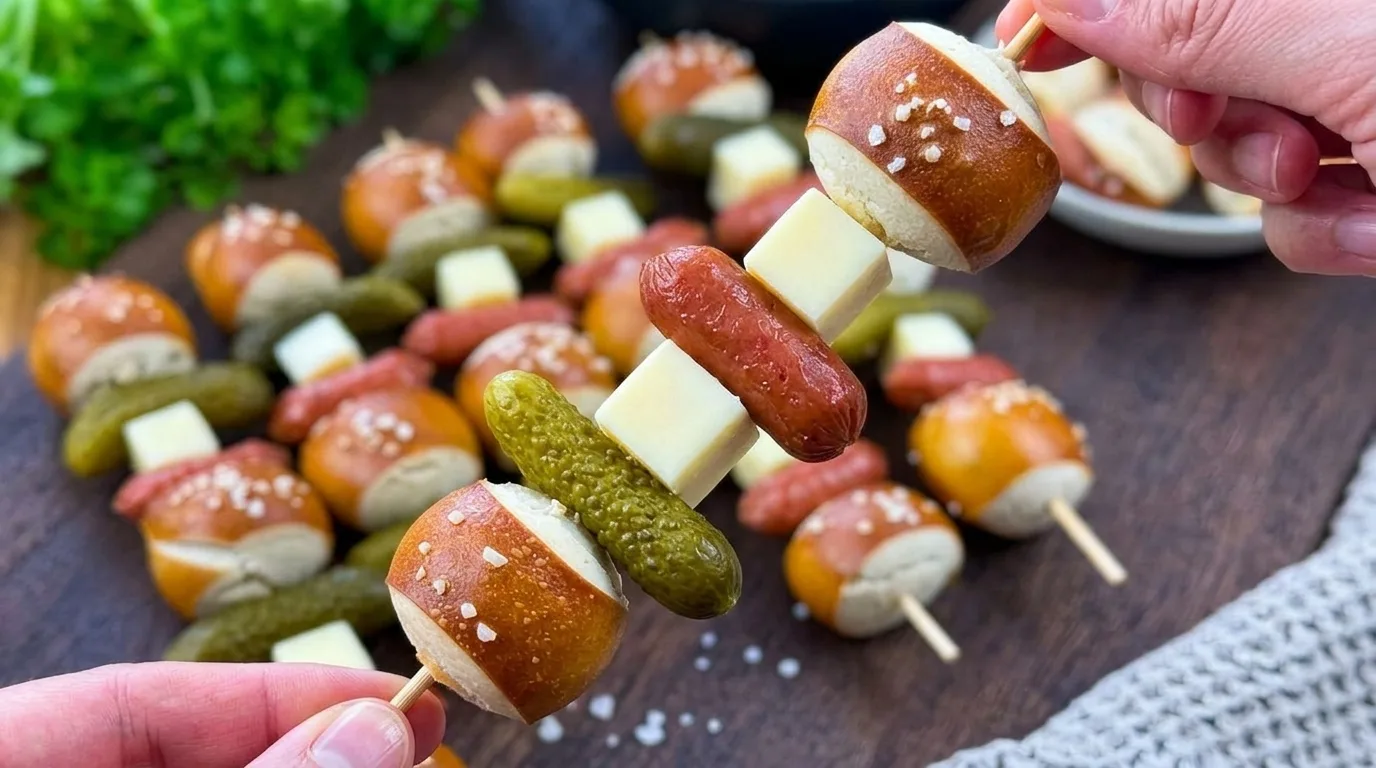 Bayerische Laugenspieße – herzhaftes Fingerfood wie vom Oktoberfest