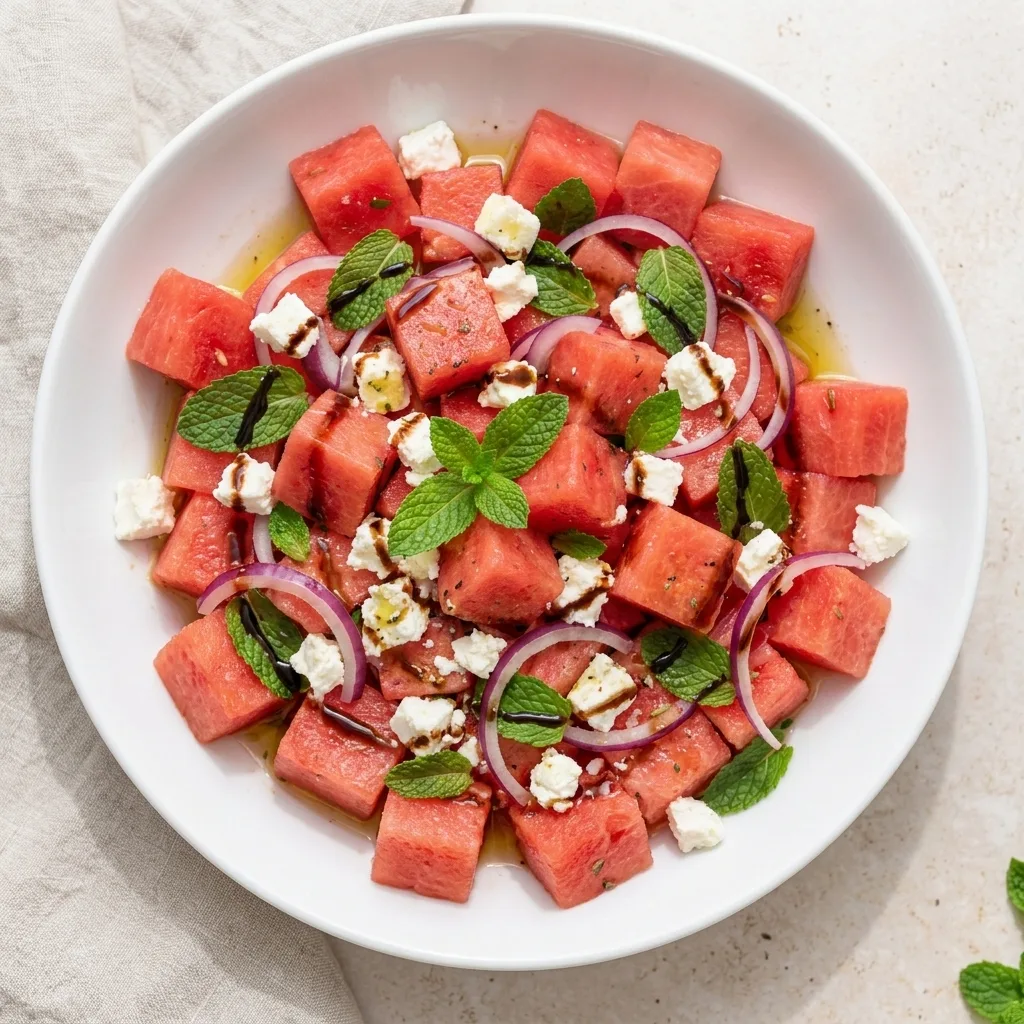 Leichter Wassermelone Feta Salat 2 2Generate featured image without … 202605261335