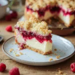 Himbeer Streusel Kuchen mit Joghurt Cheesecake – Fruchtig, Cremig und Unwiderstehlich 6 Generate featured from first 202605122000 1