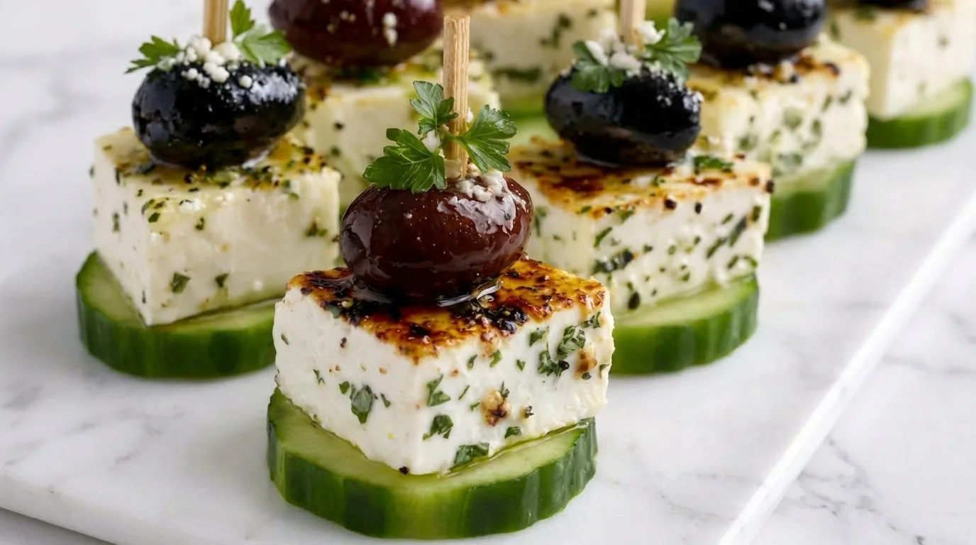 Feta Spieße mit Gurke – frisches Fingerfood in Minuten 4 Generate featured image without … 202605091322 1