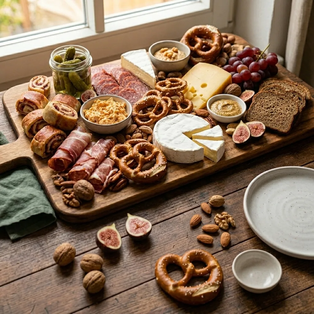 Herzhaftes Snackboard Fingerfood 2 Generate featured image without … 202605211559