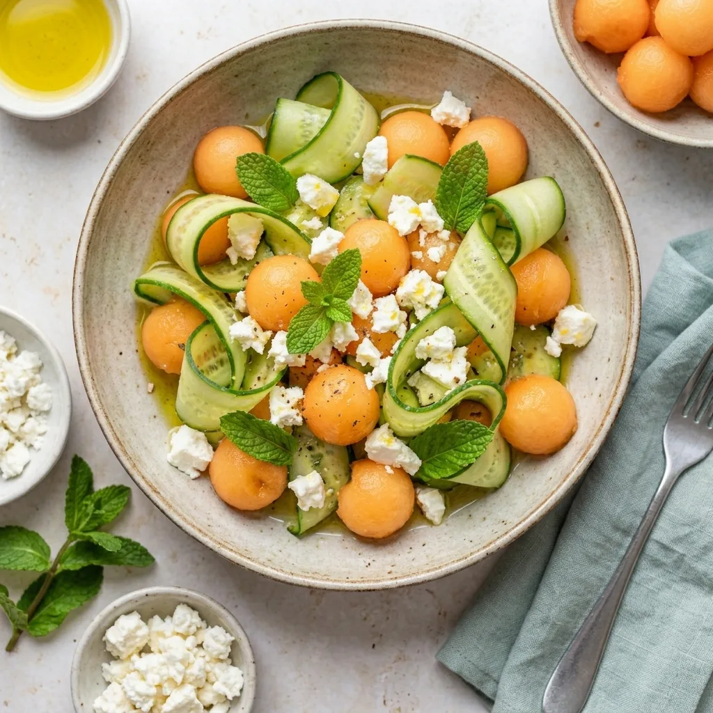 Melonen Feta Salat mit Gurke 2 Generate featured image without … 202605272005
