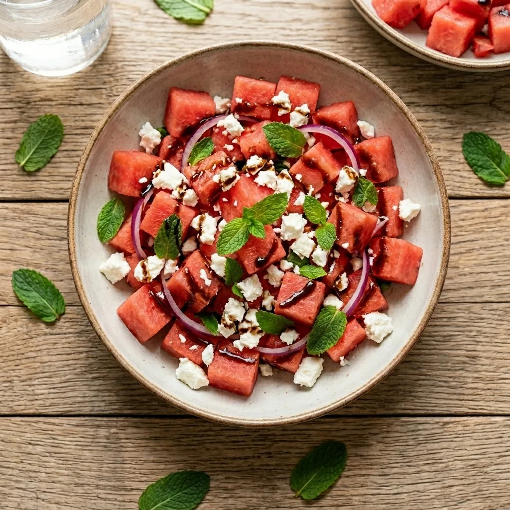 Einfacher Melonen Feta Salat 2 Generate featured image without … 202605272015