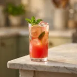 Glass of watermelon lemonade 202605041840
