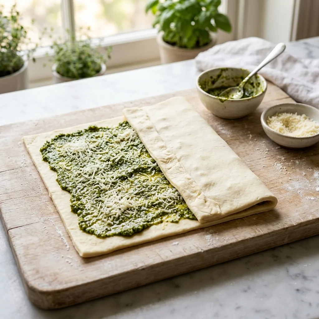 Pesto twists preparation 202605062343