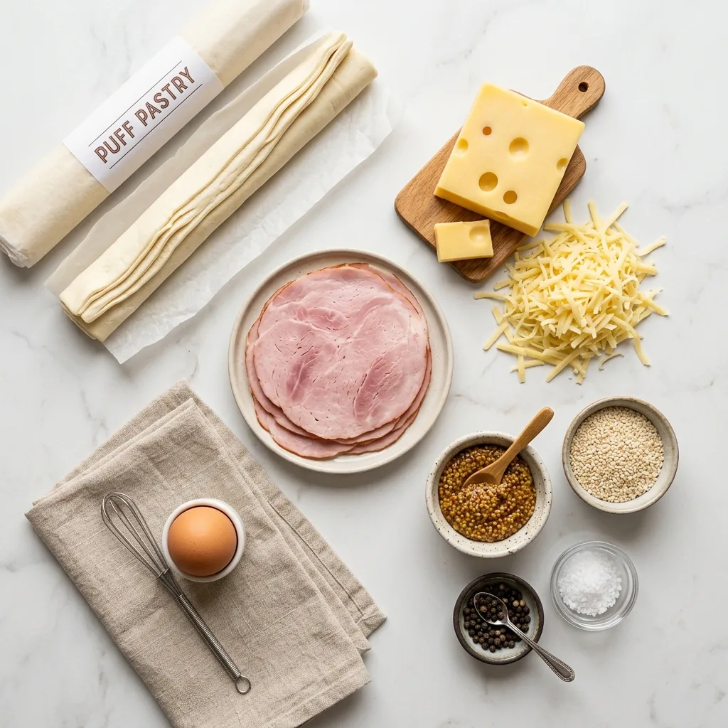 Raw ingredients for pastry parcels 202605062058