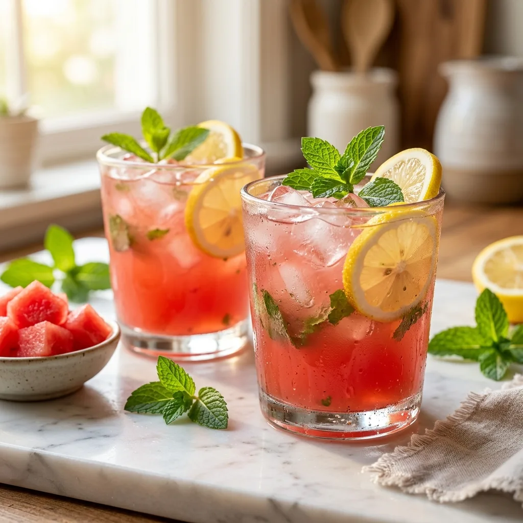 Two glasses watermelon mint lemo… 202605041841