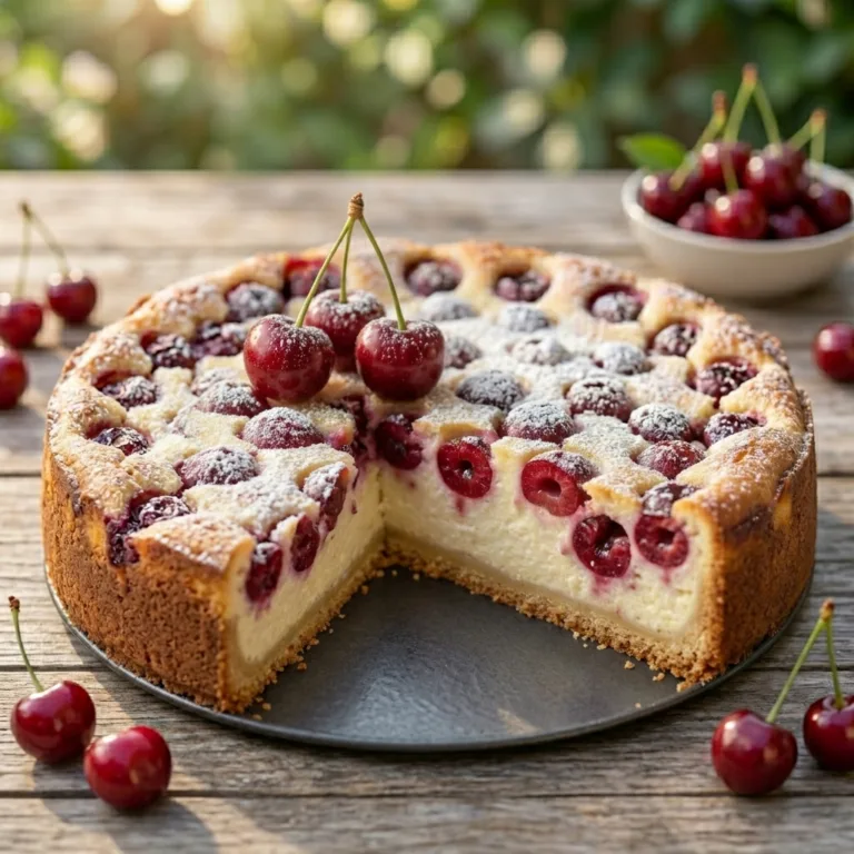 Sommerkuchen mit Quark und Kirschen 6 Generate featured image without … 202606041922 1