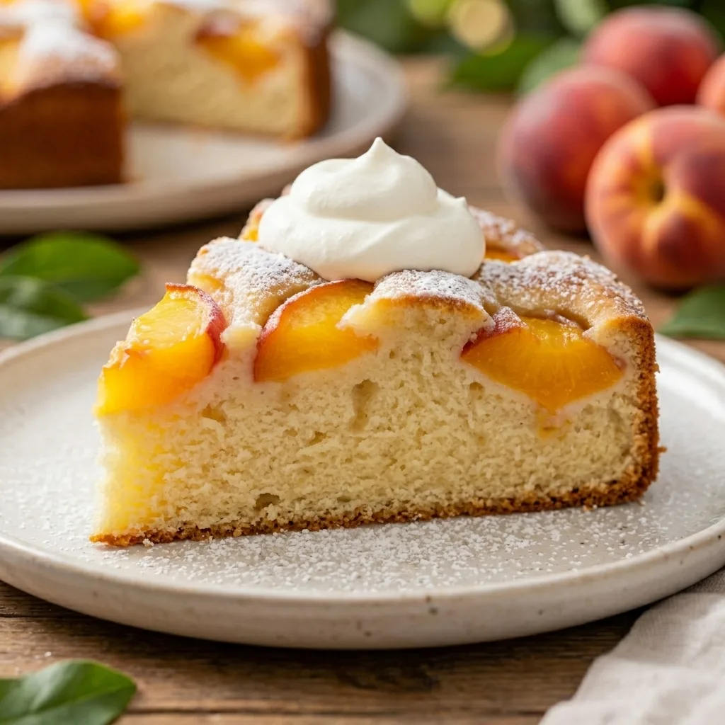 Fruchtiger Sommerkuchen mit Pfirsich 2 Generate featured image without … 202606042222